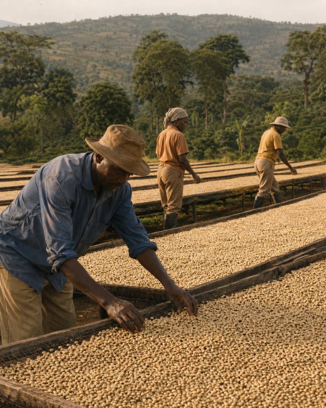 Morceau Farms · the crew at work in Muhoroni